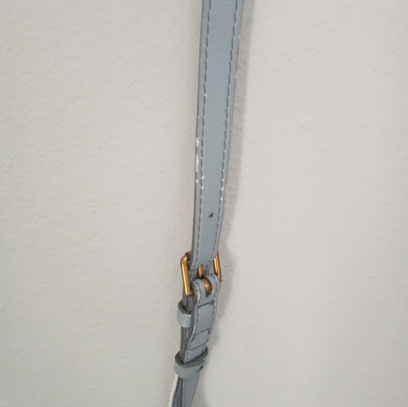 Fossil Women's Crossbody Bag Leather Vintage Blue Small - Picture 11 of 13